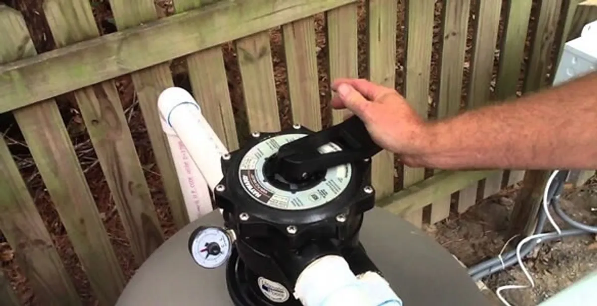 pool pumps service showing professional adjustment of pool pump control system in Boca Raton, FL