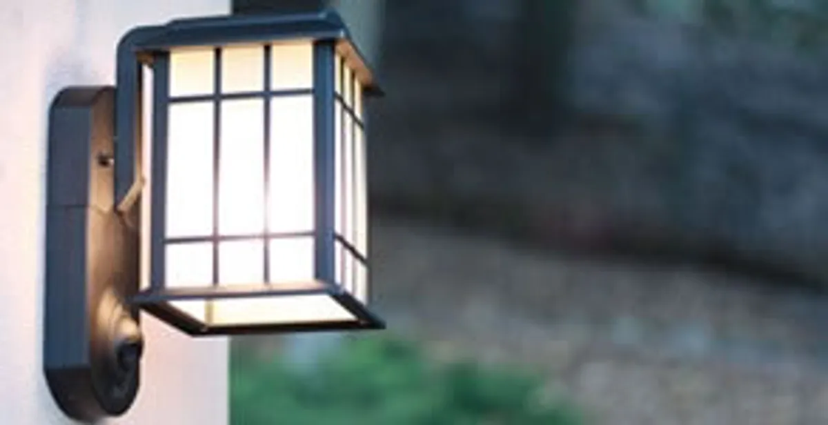 security light installation services with professionally mounted exterior wall light in Boca Raton, FL
